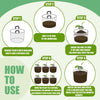 Geo-Grow™ -Geofabric Grow Bags for Planting - 5pcs Combo |🔥Free 100 Vegetable Seeds Mix Variety🔥