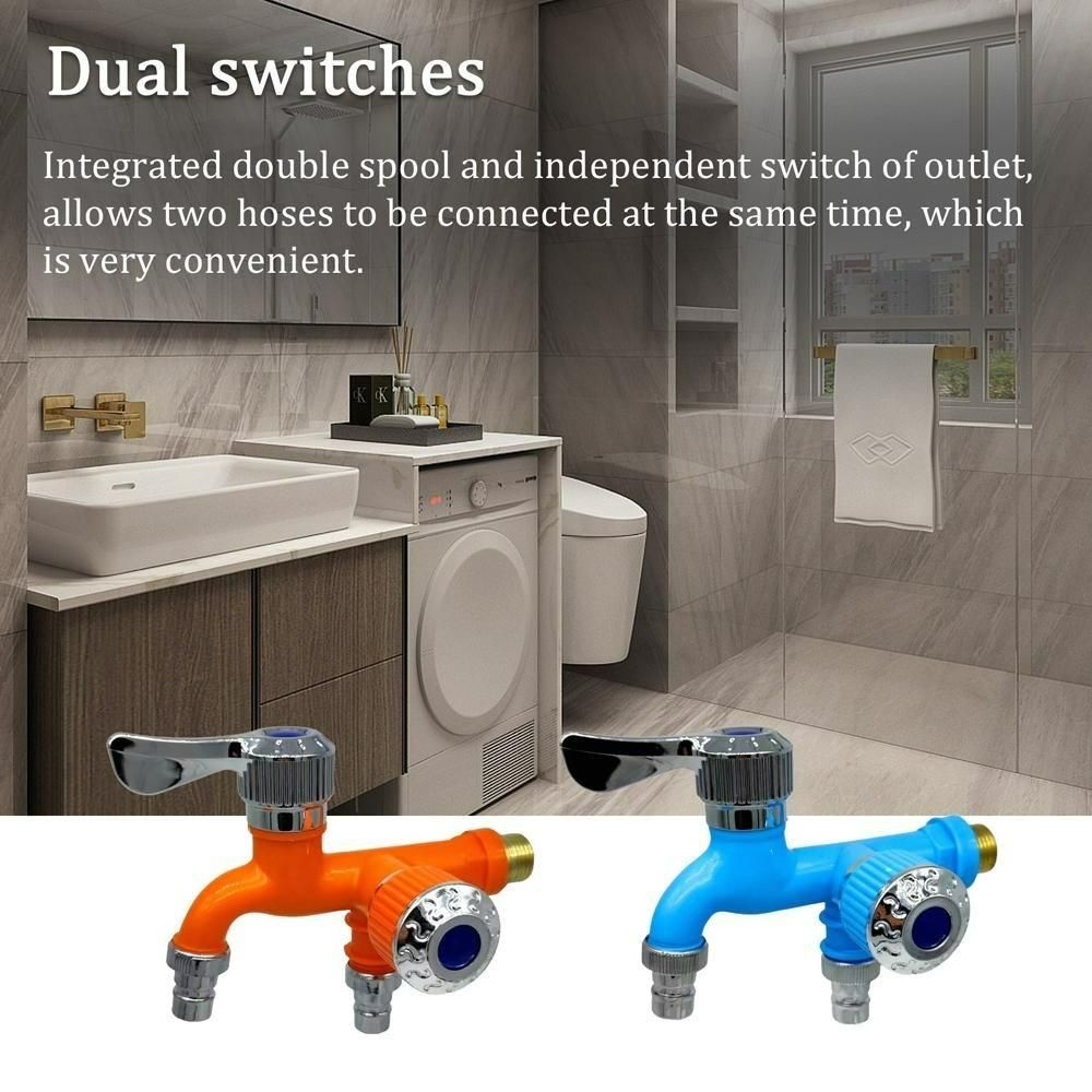 🚿 Dual Control 2-in-1 Multi-Functional Faucet – Upgrade Your Kitchen & Bathroom!